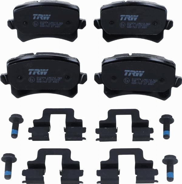 TRW GDB1763 - Kit pastiglie freno, Freno a disco www.autoricambi360.it