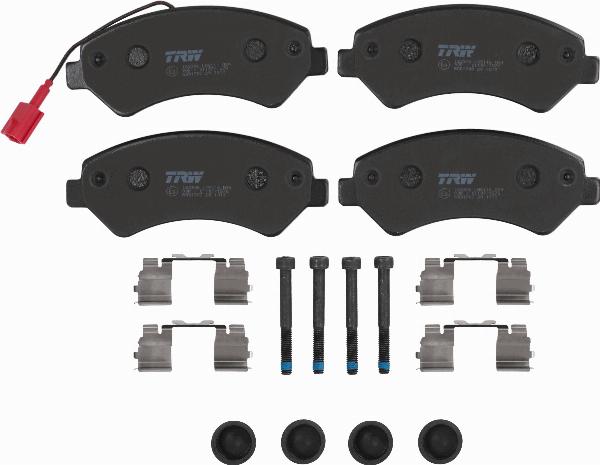 TRW GDB1703 - Kit pastiglie freno, Freno a disco www.autoricambi360.it