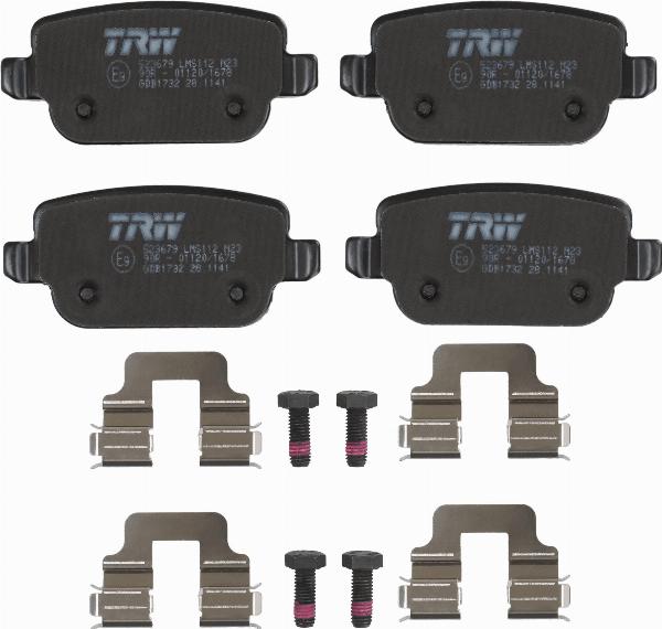 TRW GDB1732 - Kit pastiglie freno, Freno a disco www.autoricambi360.it