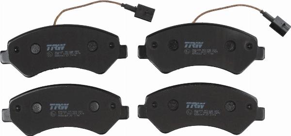 TRW GDB2069 - Kit pastiglie freno, Freno a disco www.autoricambi360.it