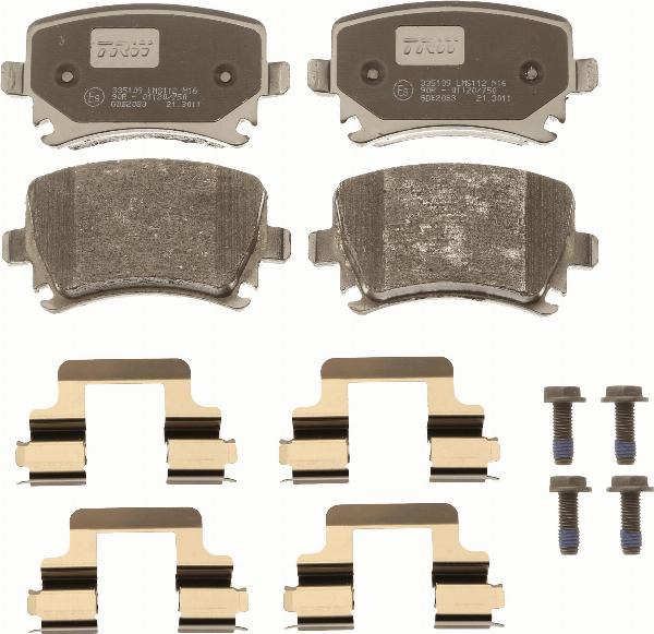 TRW GDB2083 - Kit pastiglie freno, Freno a disco www.autoricambi360.it