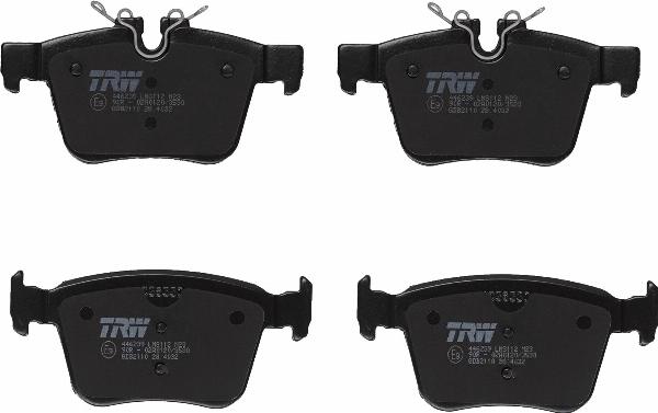 TRW GDB2110 - Kit pastiglie freno, Freno a disco www.autoricambi360.it