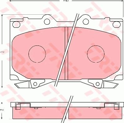 TRW GDB7072 - Kit pastiglie freno, Freno a disco www.autoricambi360.it