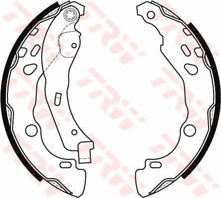 TRW GS8455 - Kit ganasce freno www.autoricambi360.it