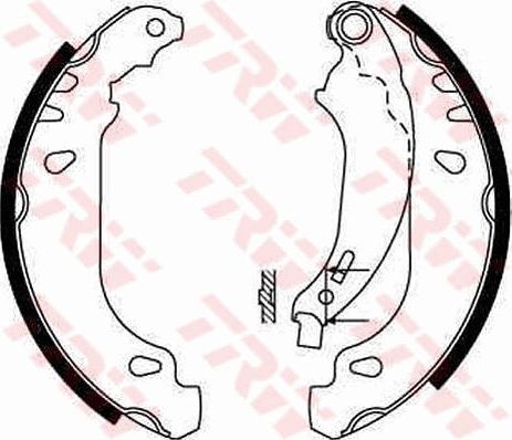 TRW GS8669 - Kit ganasce freno www.autoricambi360.it