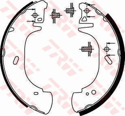 TRW GS8630 - Kit ganasce freno www.autoricambi360.it