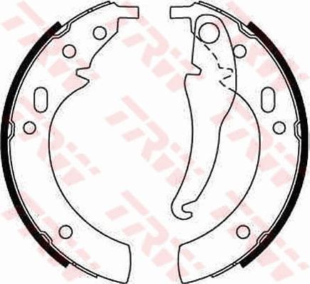TRW GS8094 - Kit ganasce freno www.autoricambi360.it