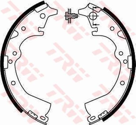 TRW GS8184 - Kit ganasce freno www.autoricambi360.it
