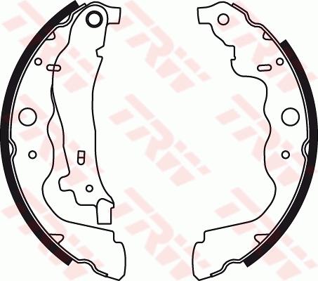 TRW GS8780 - Kit ganasce freno www.autoricambi360.it