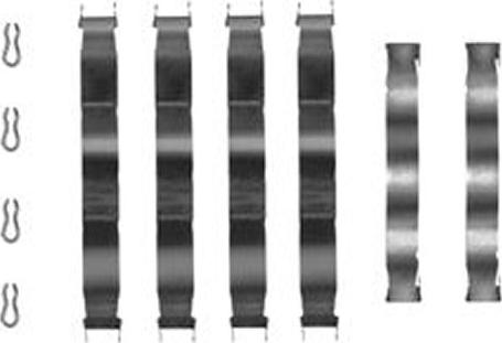 TRW PFK66 - Kit accessori, Pastiglia freno www.autoricambi360.it