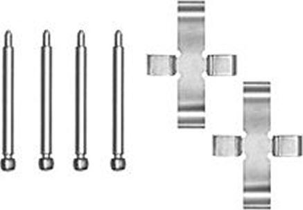 TRW PFK198 - Kit accessori, Pastiglia freno www.autoricambi360.it