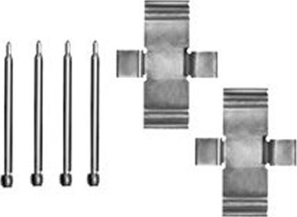 TRW PFK197 - Kit accessori, Pastiglia freno www.autoricambi360.it