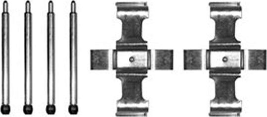 TRW PFK167 - Kit accessori, Pastiglia freno www.autoricambi360.it