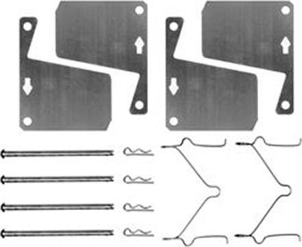 TRW PFK17 - Kit accessori, Pastiglia freno www.autoricambi360.it