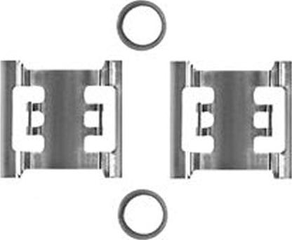 TRW PFK340 - Kit accessori, Pastiglia freno www.autoricambi360.it