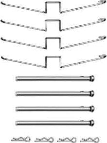 TRW PFK358 - Kit accessori, Pastiglia freno www.autoricambi360.it