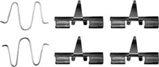 TRW PFK329 - Kit accessori, Pastiglia freno www.autoricambi360.it