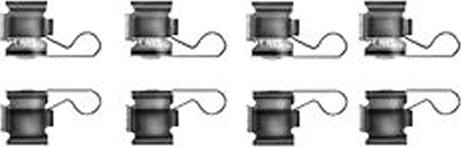 TRW PFK324 - Kit accessori, Pastiglia freno www.autoricambi360.it