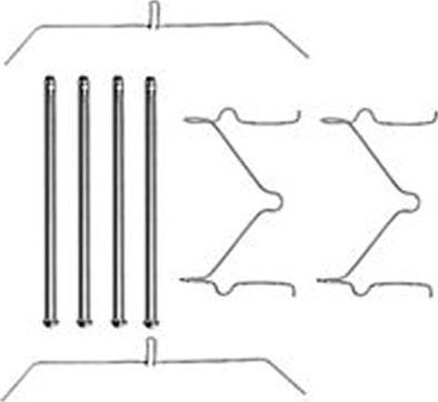 TRW PFK290 - Kit accessori, Pastiglia freno www.autoricambi360.it
