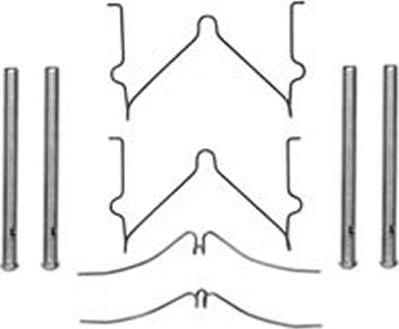 TRW PFK288 - Kit accessori, Pastiglia freno www.autoricambi360.it