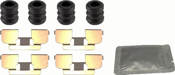 TRW PFK747 - Kit accessori, Pastiglia freno www.autoricambi360.it