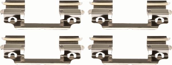 TRW PFK736 - Kit accessori, Pastiglia freno www.autoricambi360.it