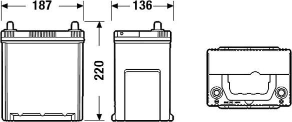 Tudor TA406 - Batteria avviamento www.autoricambi360.it