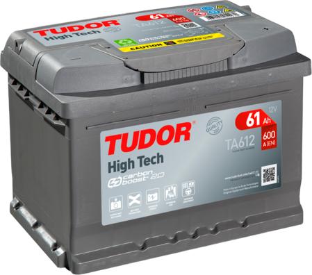Tudor TA612 - Batteria avviamento www.autoricambi360.it