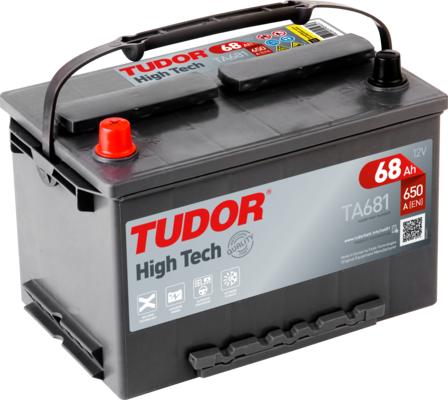 Tudor TA681 - Batteria avviamento www.autoricambi360.it