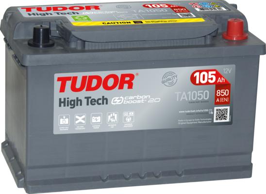 Tudor TA1050 - Batteria avviamento www.autoricambi360.it