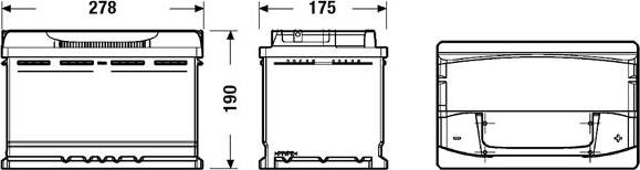 Tudor TA770 - Batteria avviamento www.autoricambi360.it