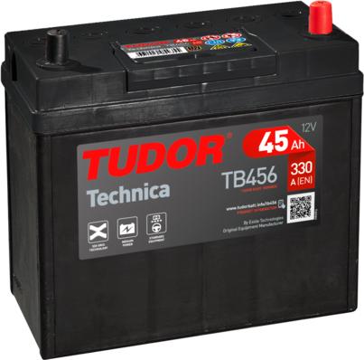 Tudor TB456 - Batteria avviamento www.autoricambi360.it