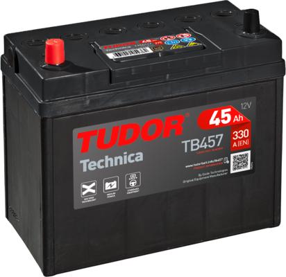 Tudor TB457 - Batteria avviamento www.autoricambi360.it