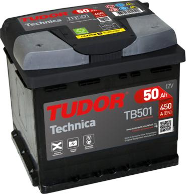 Tudor TB501 - Batteria avviamento www.autoricambi360.it