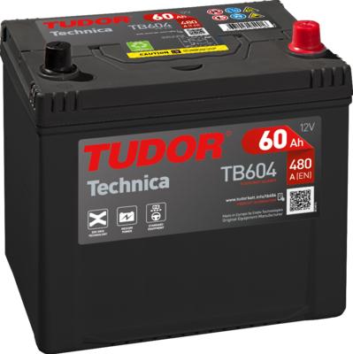 Tudor TB604 - Batteria avviamento www.autoricambi360.it