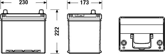 Tudor TB604 - Batteria avviamento www.autoricambi360.it