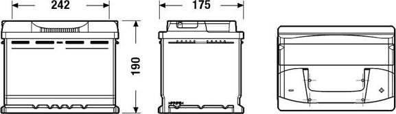 Tudor TB620 - Batteria avviamento www.autoricambi360.it