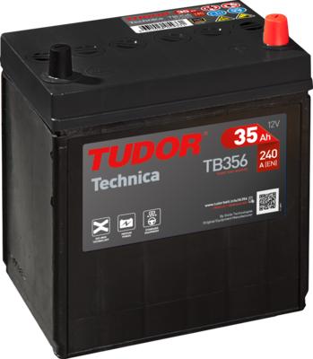 Tudor TB356 - Batteria avviamento www.autoricambi360.it