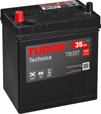 Tudor TB357 - Batteria avviamento www.autoricambi360.it