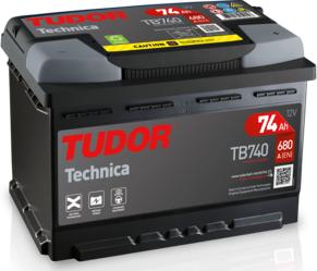 Tudor TB740 - Batteria avviamento www.autoricambi360.it