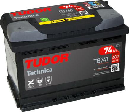 Tudor TB741 - Batteria avviamento www.autoricambi360.it