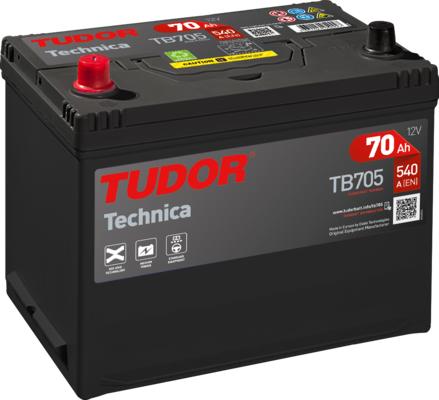 Tudor TB705 - Batteria avviamento www.autoricambi360.it