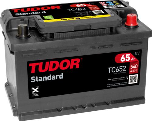 Tudor TC652 - Batteria avviamento www.autoricambi360.it