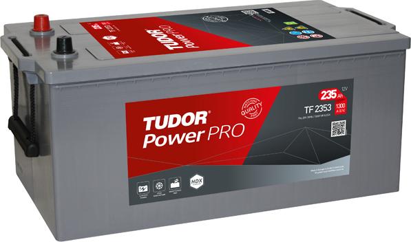 Tudor TF2353 - Batteria avviamento www.autoricambi360.it