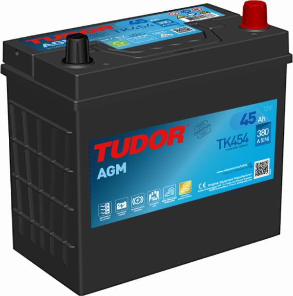 Tudor TK454 - Batteria avviamento www.autoricambi360.it