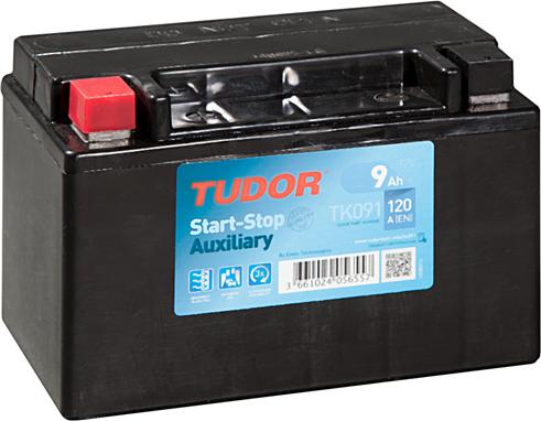 Tudor TK091 - Batteria avviamento www.autoricambi360.it
