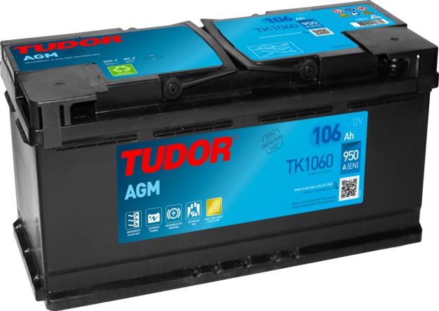 Tudor TK1060 - Batteria avviamento www.autoricambi360.it