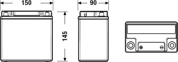 Tudor TK151 - Batteria avviamento www.autoricambi360.it