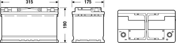 Tudor TK820 - Batteria avviamento www.autoricambi360.it