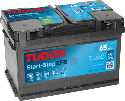 Tudor TL652 - Batteria avviamento www.autoricambi360.it